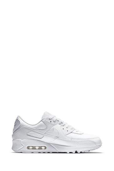 Mens nike air outlet max 90 white leather