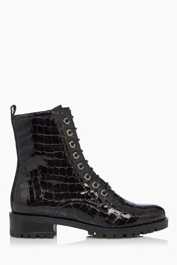 Dune London Prestone Cleated Sole Lace-Up Hiker Boots