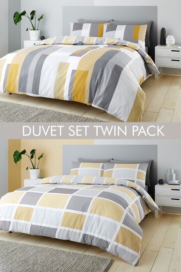 duvet cover twin pack