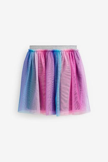 Buy Pink Blue Purple Ombre Rainbow Mesh Skirt 3 16yrs from Next Croatia