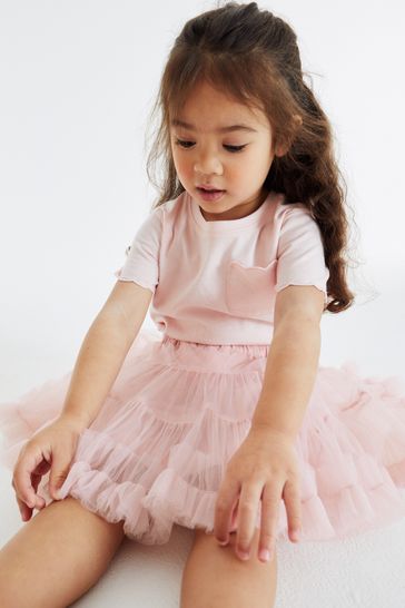 Jupe tulle rose pale top