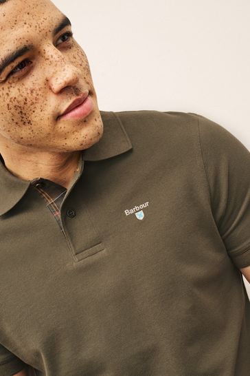 Barbour outlet polo olive