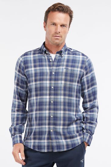 Green Oxbridge Tartan Tailored Shirt 