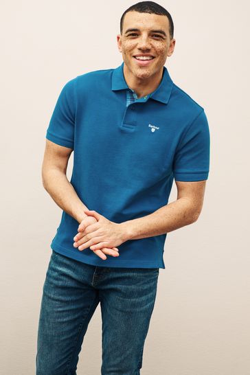 Barbour® Lyons Blue Classic Pique Polo Shirt
