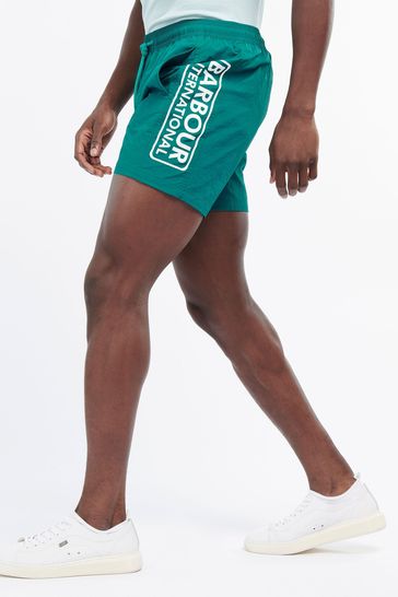 Barbour® International Large Logo Swim Shorts