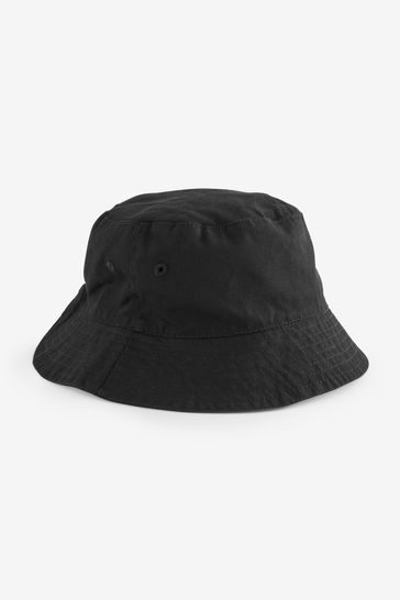 Black Bucket Hat (3mths-16yrs)