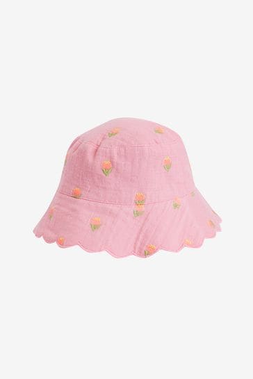Pink Bucket Hat (3mths-10yrs)