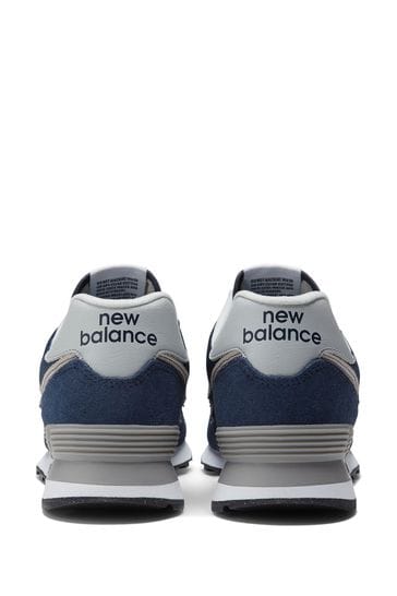 New balance 574 classic navy blue hotsell