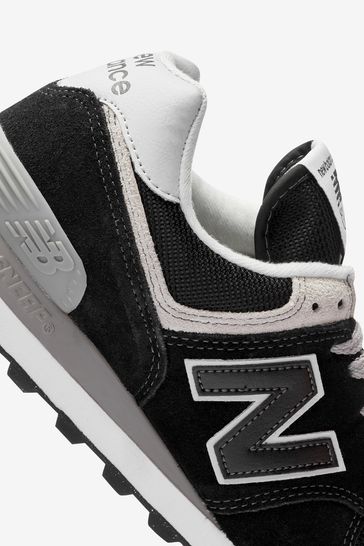 Buy New Balance Black Chrome Mens 574 Trainers from Next Ireland