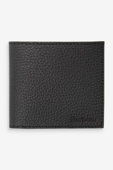 Barbour leather wallet sales
