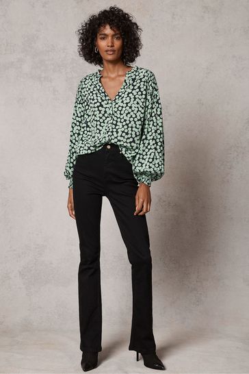 Mint velvet sales green blouse