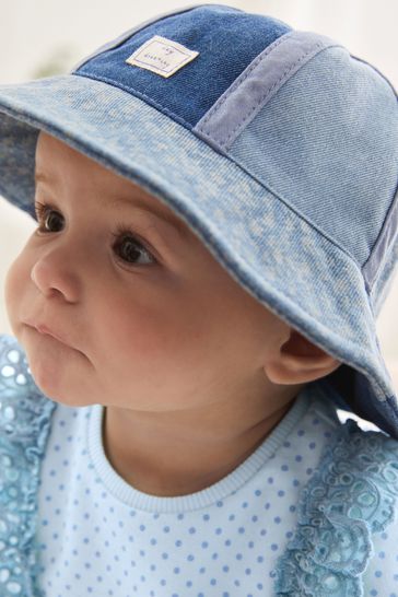 Denim baby cheap sun hat