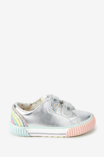 Silver Rainbow Wide Fit (G) Trainers