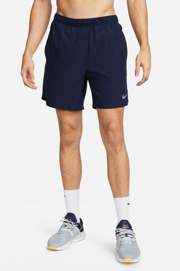 Nike Navy 7 Inch Challenger Dri-FIT 7 inch 2-in-1 Running Shorts