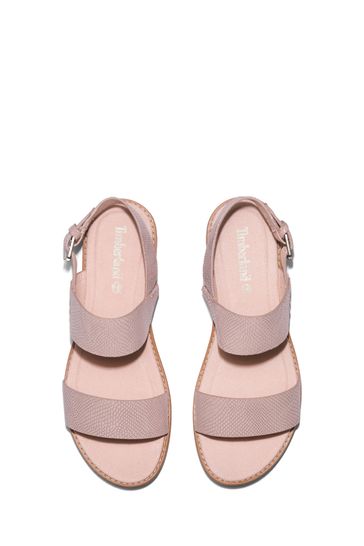 timberland pink sandals