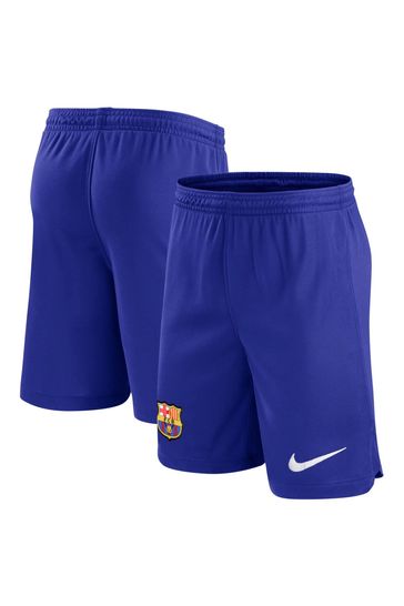 Buy Nike Blue FC Barcelona Stadium 23 24 Home Football Shorts from