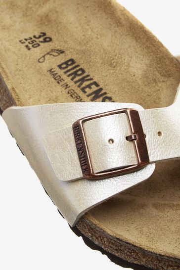 Birkenstock madrid pearl hotsell white 39