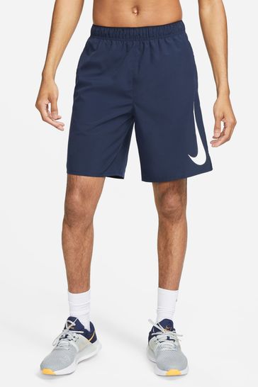 Buy Nike Blue Dri FIT Challenger 9 Inch Unlined Running Shorts from Next Denmark