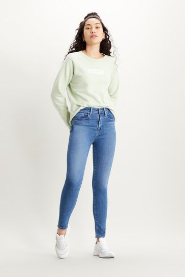 Levis High Waisted Skinny Jeans