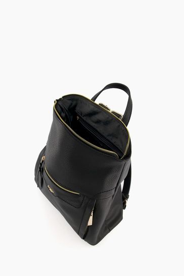 Dune leather backpack top