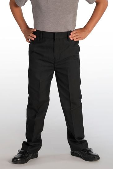Trutex Black Slim Fit School Trousers