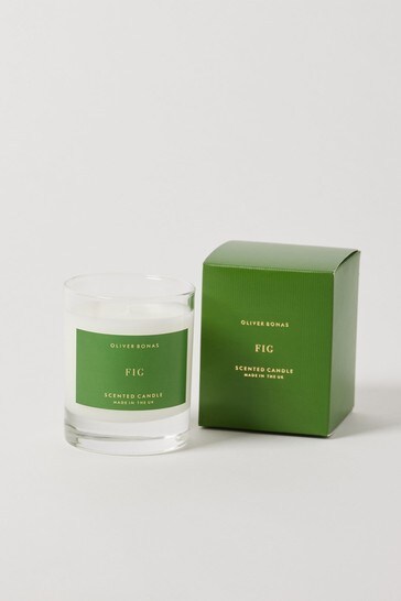 Oliver Bonas Green Fig 140g Scented Candle