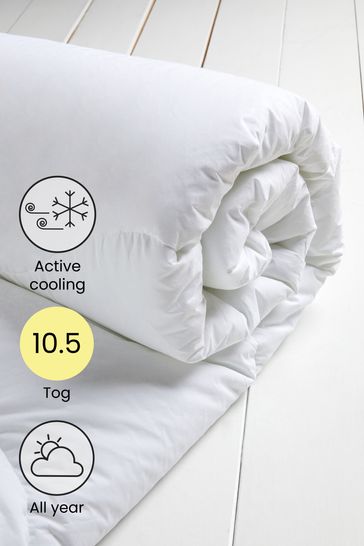 Active cooling outlet bed