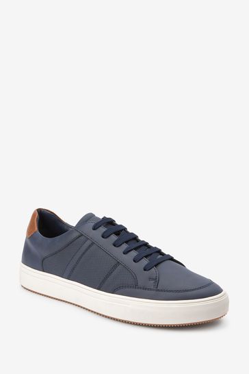 Buy Navy Blue Smart Trainers from Next Luxembourg
