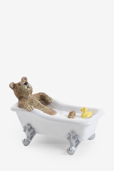 Natural Bear In Bath Decoration