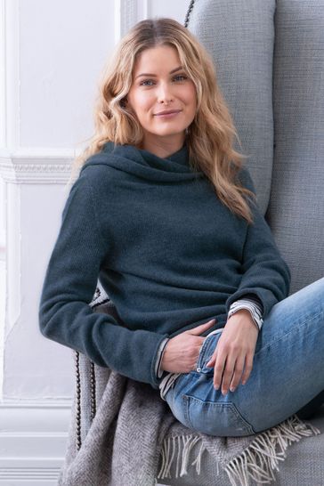 Buy Celtic Co. Collared Slouch Jumper from the Laura Ashley online shop