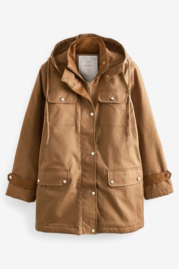 Buy Borg Lined Utility Jacket from Next 