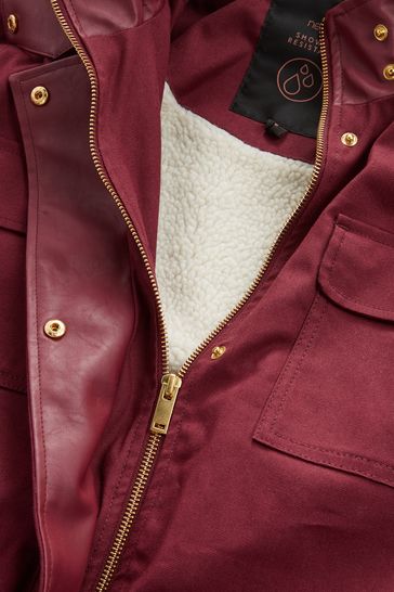 Buy Borg Lined Utility Jacket from Next 