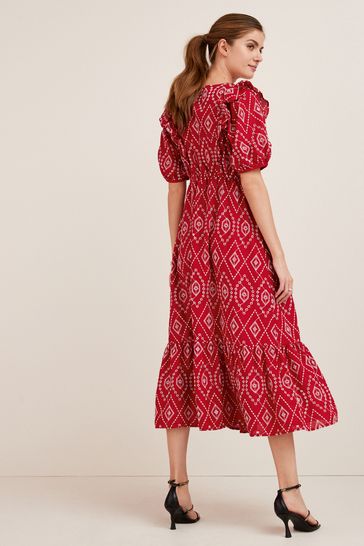 Buy Broderie Midi Dress from Next Luxembourg