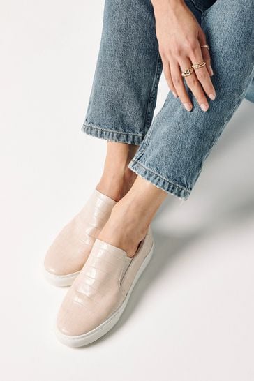 Nude Pink Regular/Wide Fit Forever Comfort® Slip-On Trainers