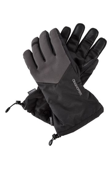 Craghoppers Black Otho Gloves