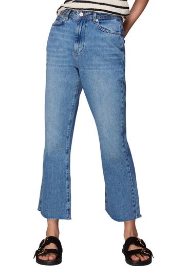 Whistles Blue Authentic Kick Flare Jeans