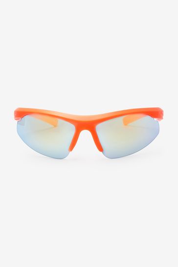 Fluro Orange Sporty Sunglasses
