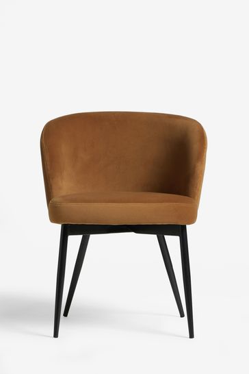 Soft leather store dining chairs