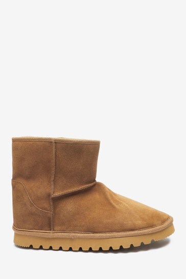Boden Tan Borg Lined Boots