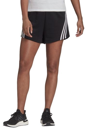 adidas Black 3-Stripe Shorts