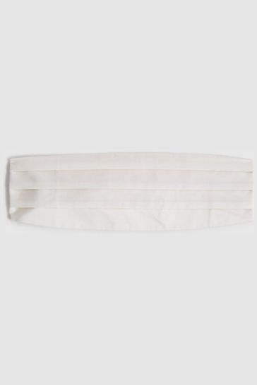 Reiss Ivory Cameron Silk Cummerbund