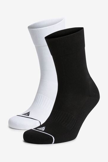 Black/White Next Active Cycling Socks 2 Pack