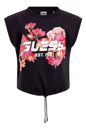 Guess cropped shirt hotsell