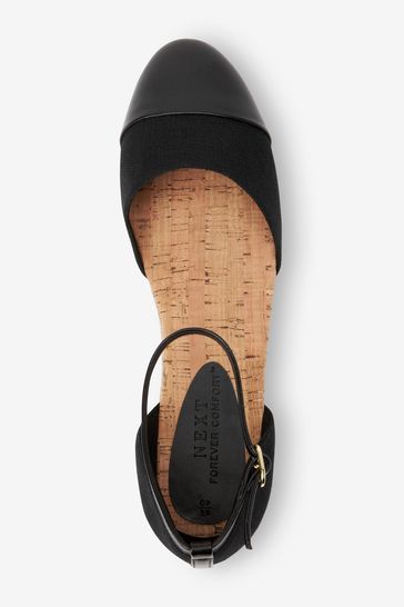 Variable ankle strap espadrille flats clearance