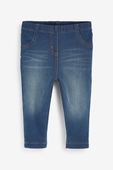 Buy Denim 2 Pack Elasticated Waist Jeggings 3mths 7yrs from Next