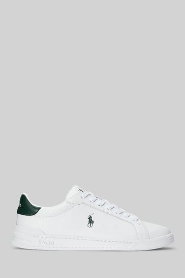 Polo Ralph Lauren Heritage Court Leather Logo Trainers