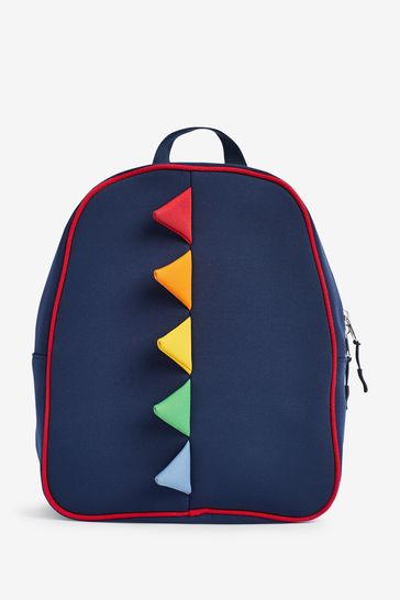 Navy Blue Dino Spike Backpack
