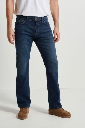 Indigo Blue Bootcut Fit Premium Heavyweight Jeans