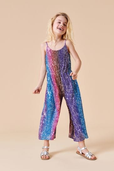 Buy Bright Rainbow Sequin Jumpsuit (3-16yrs) from Next Ireland