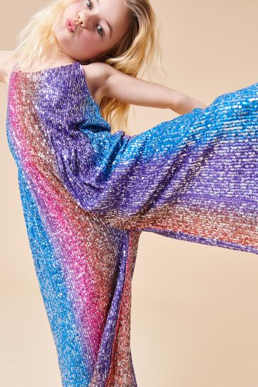 Rainbow sequin jumpsuit 2025